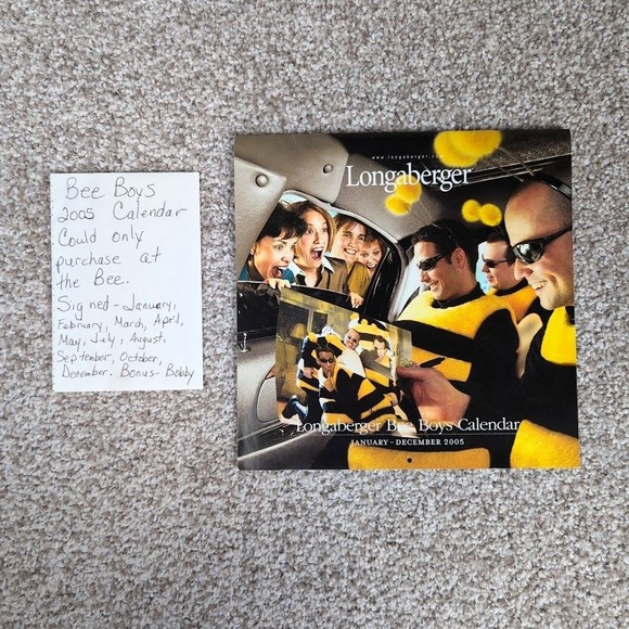 Longaberger Other - Longaberger Bee Boys 2005 Calendar Signed Collectible Limited Edition